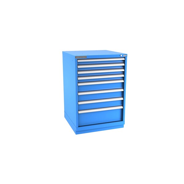 Champion Tool Storage Modular Tool Cabinet, 8 Drawer, Blue, Steel, 28 in W x 28-1/2 in D x 41-3/4 in H S18000801ILCFTB-BB - main